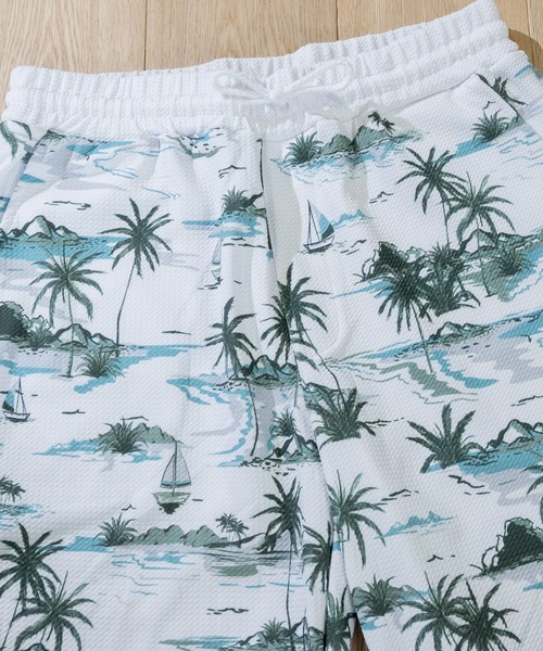 JOHN'S CLOSET（ジョンズクローゼット）の「【2】型押しワッフル 総柄プリントショーツ（その他パンツ・メンズ・ホワイト/ブラック/ネイビー/ネイビー系/ホワイト系その他・MEDIUM/LARGE）」の7枚目の写真