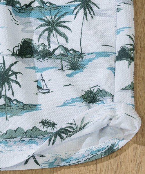 JOHN'S CLOSET（ジョンズクローゼット）の「【2】型押しワッフル 総柄プリントショーツ（その他パンツ・メンズ・ホワイト/ブラック/ネイビー/ネイビー系/ホワイト系その他・MEDIUM/LARGE）」の9枚目の写真