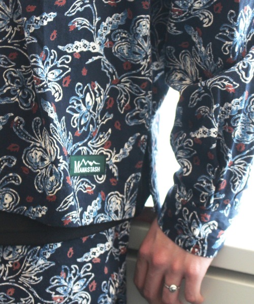 MANASTASH（マナスタッシュ）の「MANASTASH/マナスタッシュ　LOUNGE SHIRT ラウンジシャツ　7115101（シャツ/ブラウス・メンズ・ネイビー/その他/カラフル・MEDIUM/LARGE/X-LARGE）」の9枚目の写真