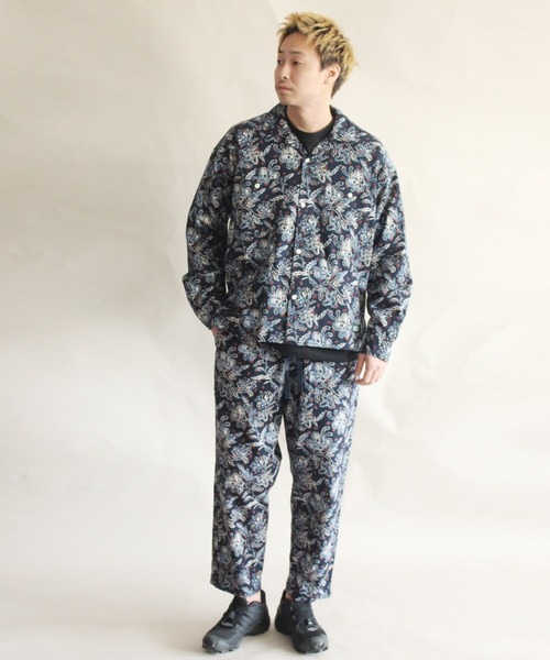 MANASTASH（マナスタッシュ）の「MANASTASH/マナスタッシュ　LOUNGE SHIRT ラウンジシャツ　7115101（シャツ/ブラウス・メンズ・ネイビー/その他/カラフル・MEDIUM/LARGE/X-LARGE）」の8枚目の写真