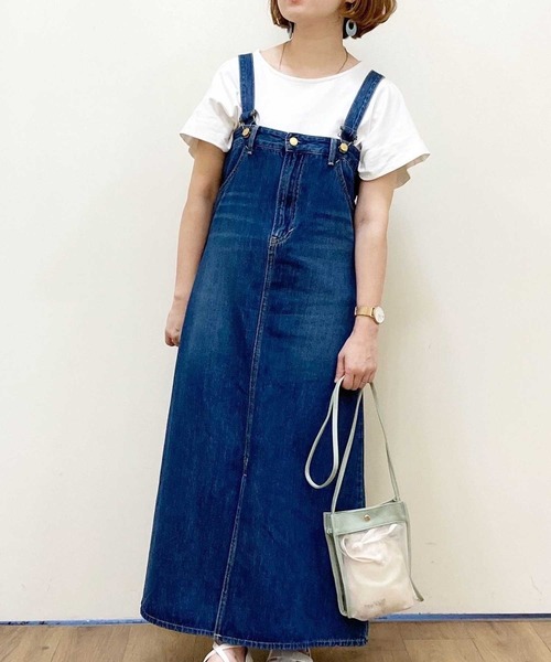 Lee(リー)の「【Lee】デニムサスペンダースカート(サロペット Lee(リー)の「【Lee】デニムサスペンダースカート(サロペット