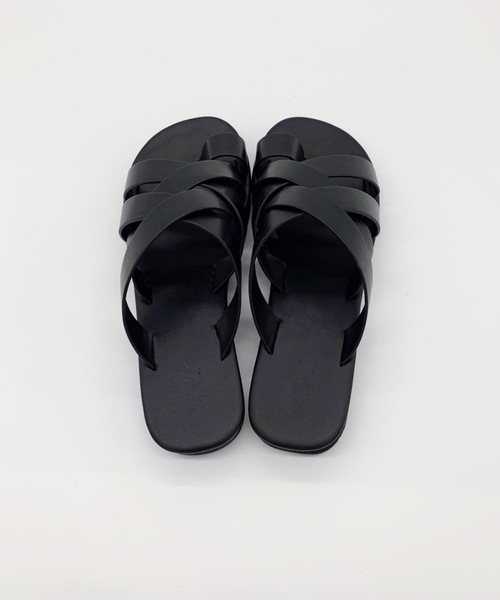 LYDIE(リディー)の「メッシュ編みフラットトングサンダル(サンダル・レディース・ブラック・LL/S/M/L)」の6枚目の写真
