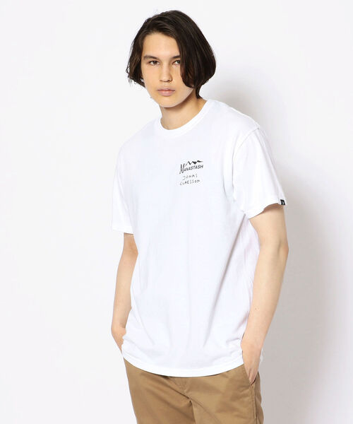 MANASTASH（マナスタッシュ）の「MANASTASH×JONAS CLAESSON/マナスタッシュ×ジョナスクレアッソン ICON アイコン　Tシャツ（Tシャツ/カットソー・メンズ・ホワイト・LARGE/X-LARGE/MEDIUM）」の3枚目の写真