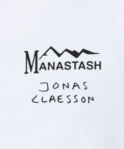 MANASTASH（マナスタッシュ）の「MANASTASH×JONAS CLAESSON/マナスタッシュ×ジョナスクレアッソン ICON アイコン　Tシャツ（Tシャツ/カットソー・メンズ・ホワイト・LARGE/X-LARGE/MEDIUM）」の10枚目の写真