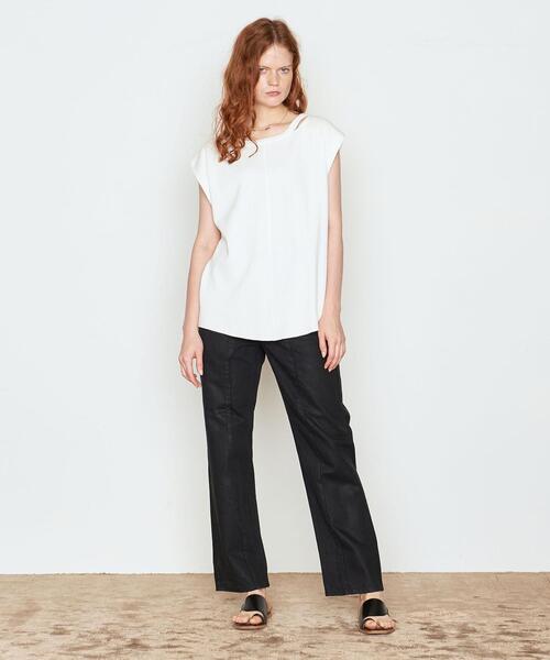 AEWEN MATOPH（イウエン マトフ）の「＜AEWEN MATOPH（イウエン マトフ）＞コーティング コンビ デニムパンツ（デニムパンツ・レディース・ブラック/コバルトブルー・38/36/34）」の10枚目の写真