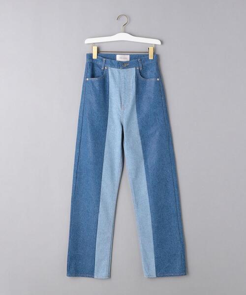 AEWEN MATOPH（イウエン マトフ）の「＜AEWEN MATOPH（イウエン マトフ）＞コーティング コンビ デニムパンツ（デニムパンツ・レディース・ブラック/コバルトブルー・38/36/34）」の3枚目の写真