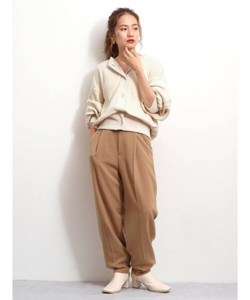 Ungrid（アングリッド）の「ショートカットルーズカーデ（カーディガン/ボレロ・レディース・アイボリー/チャコールグレー/レッド・FREE）」の18枚目の写真