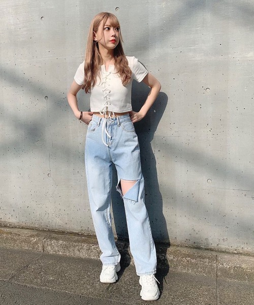 【Voyage titty&Co.】ブリーチデニムPt