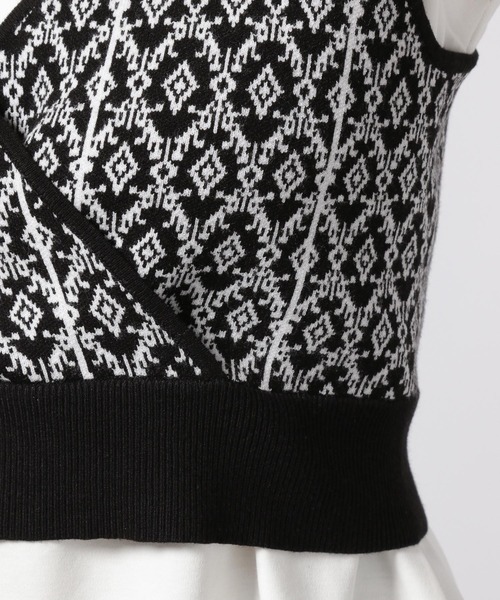 PAGEBOY(ページボーイ)の「ジャガードニットビスチェ(その他トップス・レディース・ブラック/ブラウン・FREE)」の16枚目の写真