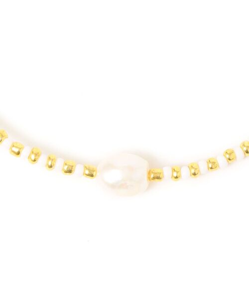 SHIPS（シップス）の「ZHUU:ワントップパールモチーフネックレス（ネックレス・レディース・オフホワイト/ブルー・ONE SIZE）」の6枚目の写真