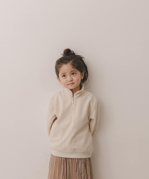 URBAN RESEARCH DOORS（アーバンリサーチドアーズ）の「ハーフジッププルオーバー(KIDS)（スウェット・キッズ・ブルー/アイボリー・120/105/135）」の22枚目の写真