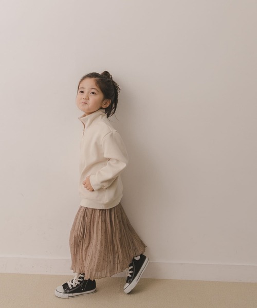 URBAN RESEARCH DOORS（アーバンリサーチドアーズ）の「ハーフジッププルオーバー(KIDS)（スウェット・キッズ・ブルー/アイボリー・120/105/135）」の21枚目の写真