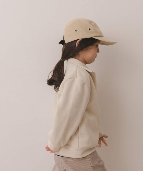 URBAN RESEARCH DOORS（アーバンリサーチドアーズ）の「ハーフジッププルオーバー(KIDS)（スウェット・キッズ・ブルー/アイボリー・120/105/135）」の19枚目の写真