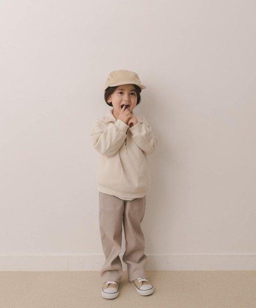 URBAN RESEARCH DOORS（アーバンリサーチドアーズ）の「ハーフジッププルオーバー(KIDS)（スウェット・キッズ・ブルー/アイボリー・120/105/135）」の17枚目の写真