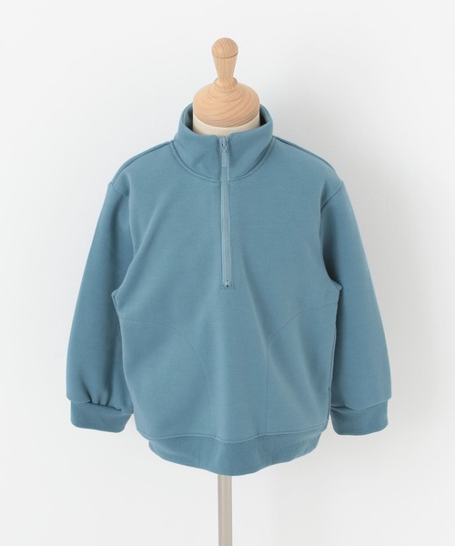 URBAN RESEARCH DOORS（アーバンリサーチドアーズ）の「ハーフジッププルオーバー(KIDS)（スウェット・キッズ・ブルー/アイボリー・120/105/135）」の16枚目の写真