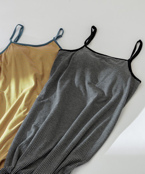 mystic(ミスティック)の「SHIMAワンピース(ルームウェア/パジャマ・レディース・ピンク/オレンジ/ブラック・FREE)」の20枚目の写真