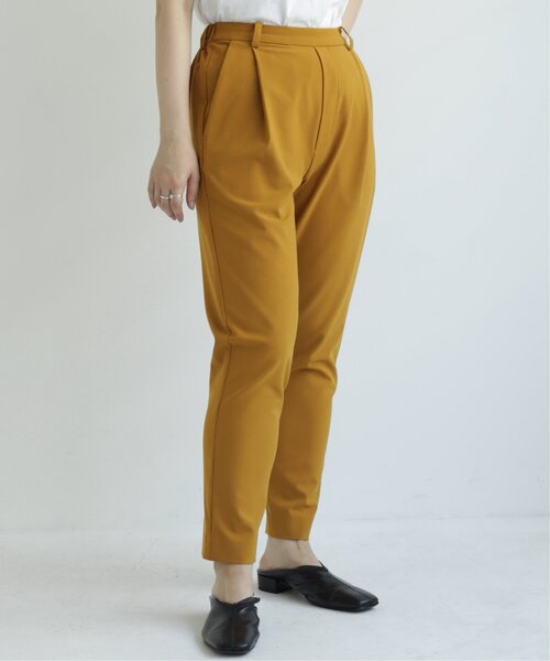 MJUKA.（ミューカ）の「タックパンツ　モナルーチェ2WAYトロ（その他パンツ・レディース・ブラック/ベージュ/マスタード・SMALL/MEDIUM/X-SMALL）」の3枚目の写真
