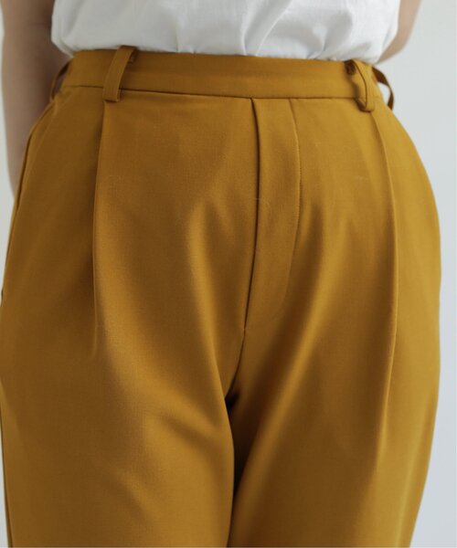 MJUKA.（ミューカ）の「タックパンツ　モナルーチェ2WAYトロ（その他パンツ・レディース・ブラック/ベージュ/マスタード・SMALL/MEDIUM/X-SMALL）」の5枚目の写真