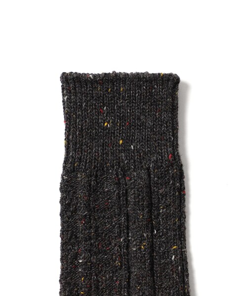 BEAMS PLUS（ビームスプラス）の「Cable Nep Multi Pattern Socks（ソックス/靴下・メンズ・グリーン/チャコールグレー/ブラウン/オフホワイト/イエロー系その他6・ONE SIZE）」の16枚目の写真
