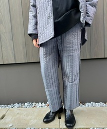 unlow | シャンブレーキルティングパンツ（セットアップ対応）(その他パンツ)