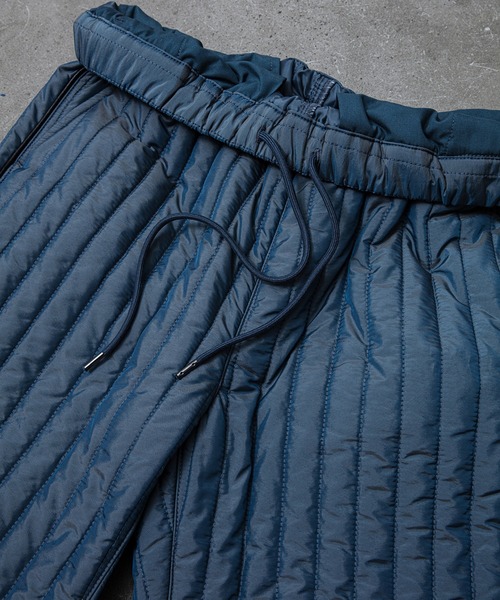 unlow（アンロー）の「シャンブレーキルティングパンツ（セットアップ対応）（その他パンツ・メンズ・グレー/ブルー・L/M）」の17枚目の写真