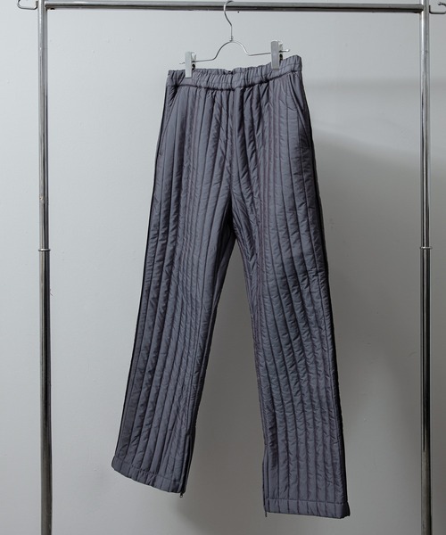 unlow（アンロー）の「シャンブレーキルティングパンツ（セットアップ対応）（その他パンツ・メンズ・グレー/ブルー・L/M）」の20枚目の写真