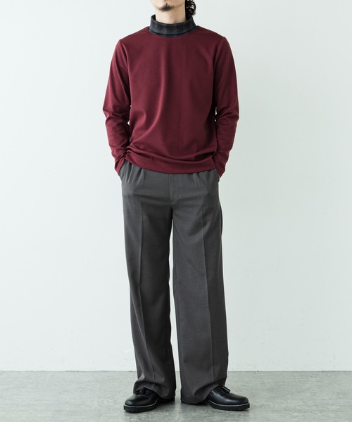 Lui's（ルイス）の「ネックチェックタートルカットソー（その他トップス・メンズ・ブラック/グリーン/バーガンディー・SMALL/MEDIUM）」の15枚目の写真