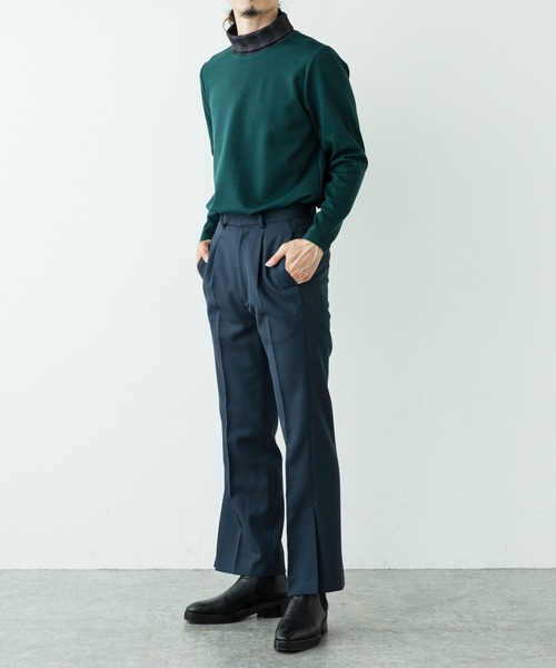 Lui's（ルイス）の「ネックチェックタートルカットソー（その他トップス・メンズ・ブラック/グリーン/バーガンディー・SMALL/MEDIUM）」の22枚目の写真