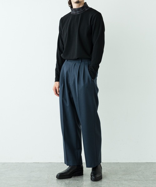 Lui's（ルイス）の「ネックチェックタートルカットソー（その他トップス・メンズ・ブラック/グリーン/バーガンディー・SMALL/MEDIUM）」の12枚目の写真