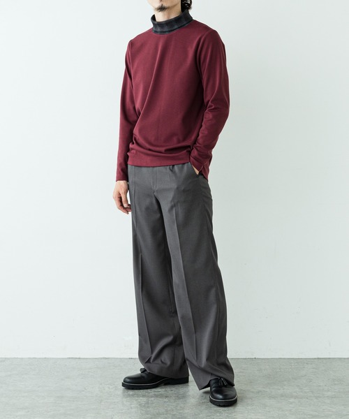 Lui's（ルイス）の「ネックチェックタートルカットソー（その他トップス・メンズ・ブラック/グリーン/バーガンディー・SMALL/MEDIUM）」の17枚目の写真