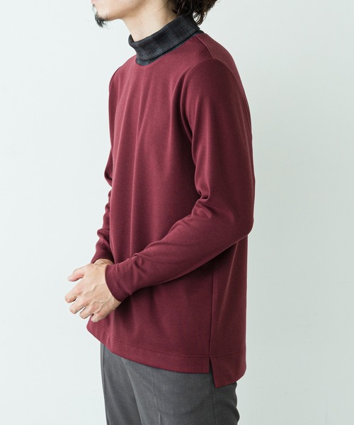 Lui's（ルイス）の「ネックチェックタートルカットソー（その他トップス・メンズ・ブラック/グリーン/バーガンディー・SMALL/MEDIUM）」の21枚目の写真