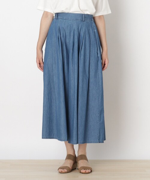 Cutie Blonde（キューティーブロンド）の「◆【S-L】ライトオンスデニムスカーチョ（その他パンツ・レディース・ブルー系5/ネイビー系5・03/01/02）」の3枚目の写真