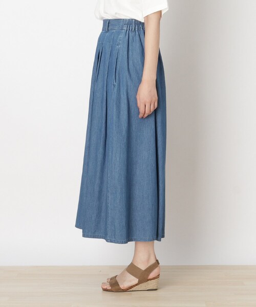 Cutie Blonde（キューティーブロンド）の「◆【S-L】ライトオンスデニムスカーチョ（その他パンツ・レディース・ブルー系5/ネイビー系5・03/01/02）」の4枚目の写真