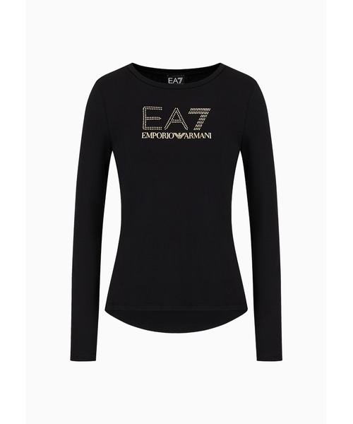 EMPORIO ARMANI EA7(エンポリオアルマーニイーエーセブン)の「【エンポリオ アルマーニ EA7】Evolution 長袖Tシャツ ストレッチコットン/モダール(Tシャツ/カットソー・レディース・ネイビー/ブラック/ホワイト・MEDIUM/SMALL/X-SMALL/LARGE/X-LARGE)」の12枚目の写真