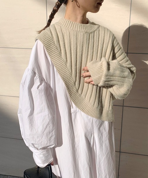 select MOCA by son（セレクトモカバイソン）の「2022 AW リブ編みワン