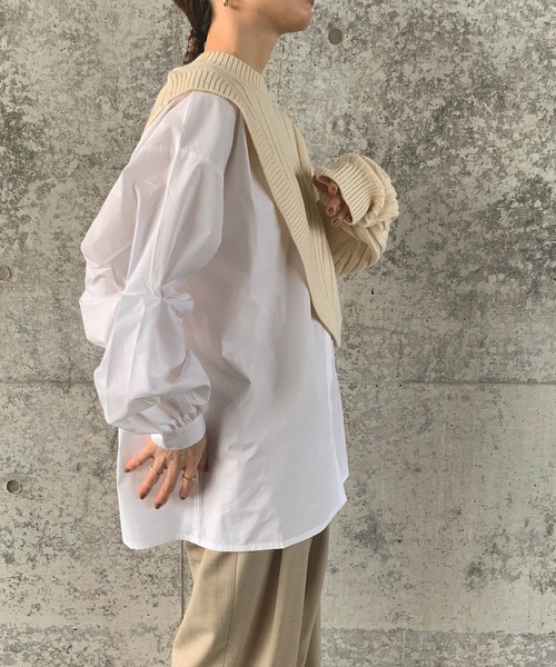 2022 AW リブ編みワンショルダーニット（ニット/セーター）｜select