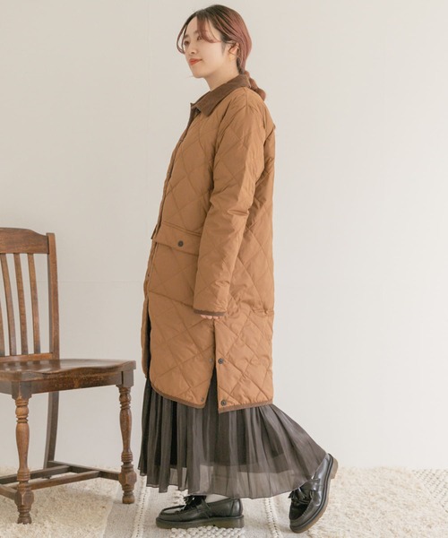 ITEMS URBANRESEARCH（アイテムズ アーバンリサーチ）の「シャイニープリーツスカート（スカート・レディース・ライトブラウン/グリーン系その他/ピンクベージュ/チャコールグレー・FREE）」の11枚目の写真