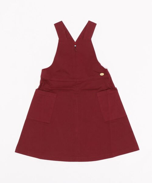 HAKKA KIDS(ハッカキッズ)の「ストレッチツイルジャンパースカート(ジャンパースカート・キッズ・ボルドー/ベージュ・130cm/120cm/100cm/110cm)」の2枚目の写真