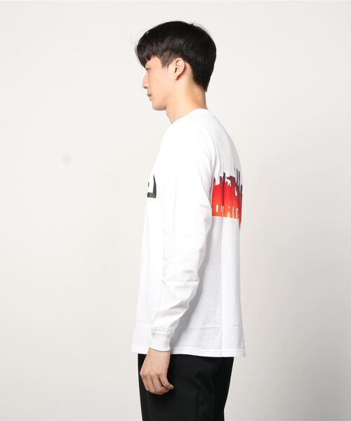 WHIZLIMITED(ウィズリミテッド)の「SILHOUETTE SHIRT(Tシャツ/カットソー・メンズ・ホワイト/チャコール・MEDIUM/LARGE/X-LARGE)」の4枚目の写真