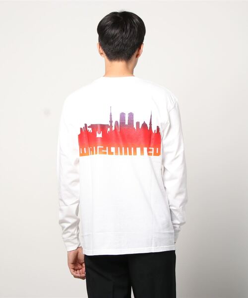 WHIZLIMITED(ウィズリミテッド)の「SILHOUETTE SHIRT(Tシャツ/カットソー・メンズ・ホワイト/チャコール・MEDIUM/LARGE/X-LARGE)」の6枚目の写真