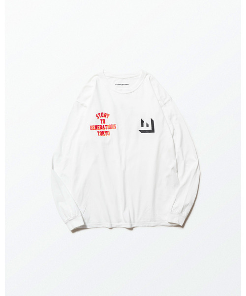 WHIZLIMITED(ウィズリミテッド)の「SILHOUETTE SHIRT(Tシャツ/カットソー・メンズ・ホワイト/チャコール・MEDIUM/LARGE/X-LARGE)」の1枚目の写真
