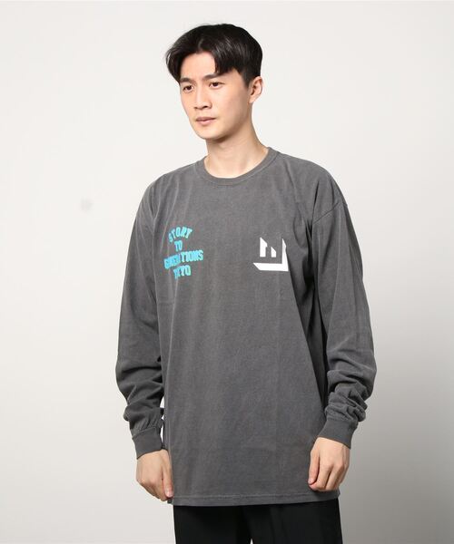 WHIZLIMITED(ウィズリミテッド)の「SILHOUETTE SHIRT(Tシャツ/カットソー・メンズ・ホワイト/チャコール・MEDIUM/LARGE/X-LARGE)」の10枚目の写真