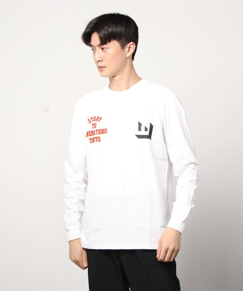 WHIZLIMITED(ウィズリミテッド)の「SILHOUETTE SHIRT(Tシャツ/カットソー・メンズ・ホワイト/チャコール・MEDIUM/LARGE/X-LARGE)」の5枚目の写真