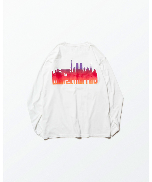 WHIZLIMITED(ウィズリミテッド)の「SILHOUETTE SHIRT(Tシャツ/カットソー・メンズ・ホワイト/チャコール・MEDIUM/LARGE/X-LARGE)」の3枚目の写真