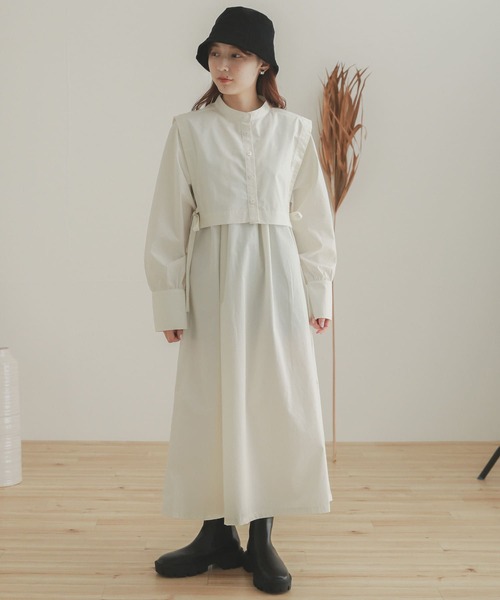 SENSE OF PLACE by URBAN RESEARCH（センスオブプレイスバイアーバンリサーチ）の「コーデュロイチューリップハット（ハット・レディース・アイボリー/ブラック/ブラウン・ONE）」の6枚目の写真