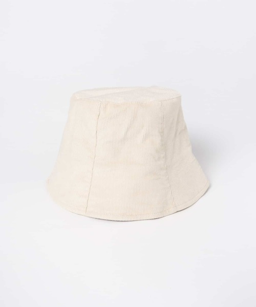 SENSE OF PLACE by URBAN RESEARCH（センスオブプレイスバイアーバンリサーチ）の「コーデュロイチューリップハット（ハット・レディース・アイボリー/ブラック/ブラウン・ONE）」の11枚目の写真