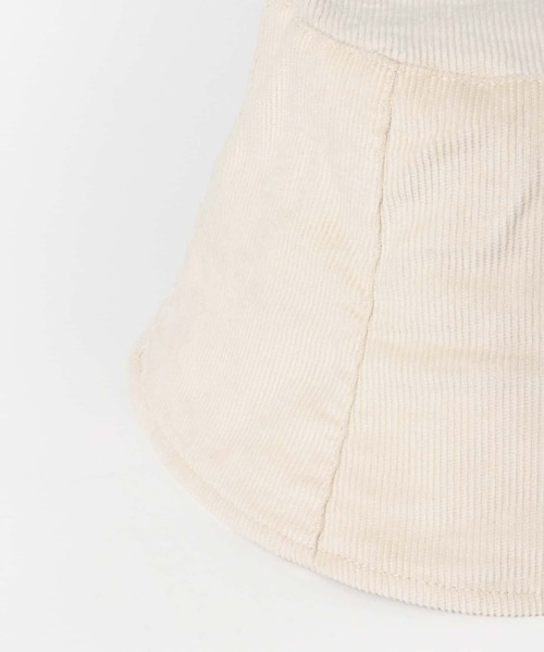 SENSE OF PLACE by URBAN RESEARCH（センスオブプレイスバイアーバンリサーチ）の「コーデュロイチューリップハット（ハット・レディース・アイボリー/ブラック/ブラウン・ONE）」の7枚目の写真