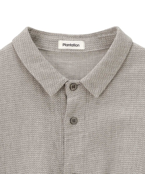 Plantation ナチュラルライン　長袖Tシャツ ホワイト プランテーション Plantation プランテーション/WOMEN'S Tops/Tシャツ/カットソー