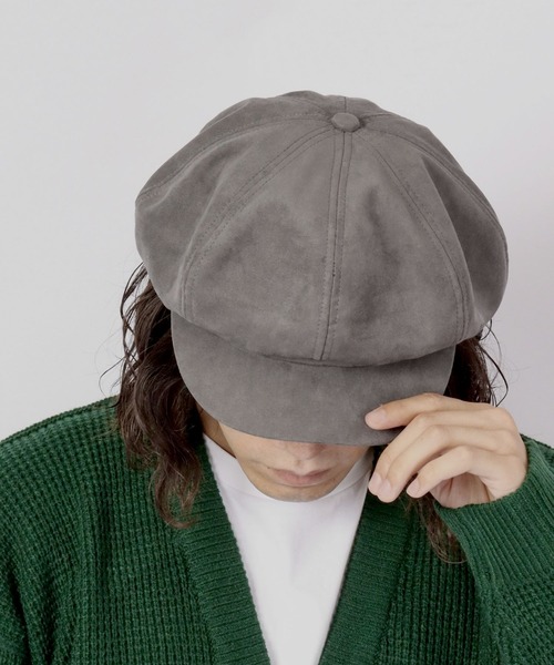 Sense of Grace（センスオブグレース）の「FK SUEDE CAS フェイクスェード キャスケット（キャスケット・メンズ・ブラウン/アイボリー/ブラック/ベージュ/グレー・FREE）」の4枚目の写真