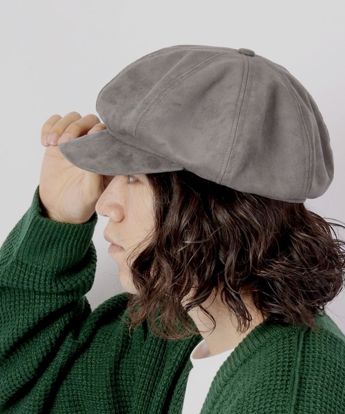 セール】FK SUEDE CAS フェイクスェード キャスケット（キャスケット